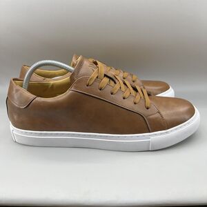 Ace Marks Lopro Sneakers Men Size 13 Brown Leather White Casual Comfort Shoes